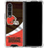 NFL Cleveland Browns Galaxy Z Fold4 5G Clear Case